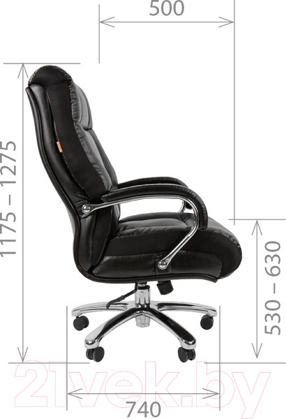 Изображение товара Кресло офисное Chairman 405 (черный)