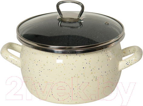 Изображение товара Кастрюля Сантэкс Гранит цветной 1-2450111 (серый гранит)