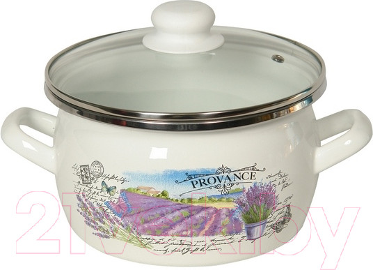 Изображение товара Кастрюля Сантэкс Лаванда 1-2450112 (белый)
