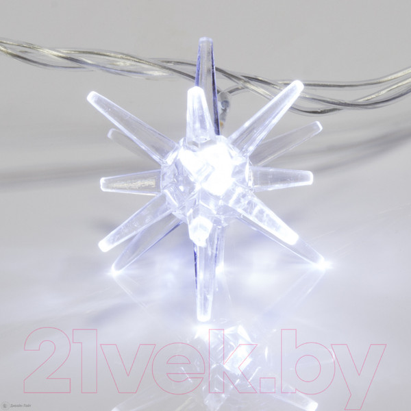 Изображение товара Светодиодная гирлянда Neon-Night Снежинки 303-036 (2.8м, белый)