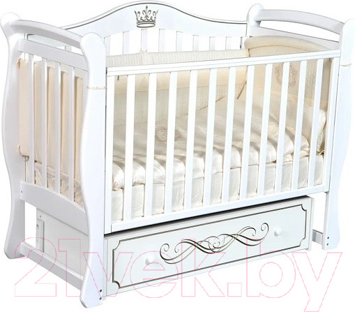 Изображение товара Детская кроватка Антел Julia-11 (белый)