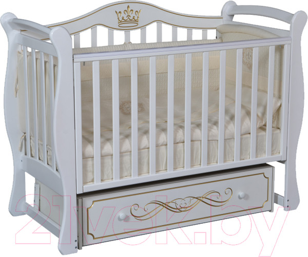 Изображение товара Детская кроватка Антел Julia-11 (белый)