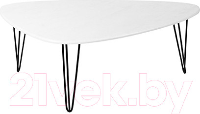 Изображение товара Журнальный столик Калифорния мебель Престон (белый бетон)