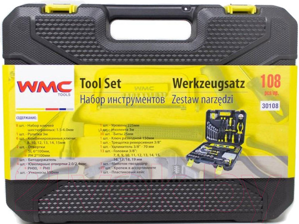 Изображение товара Универсальный набор инструментов WMC Tools 30108