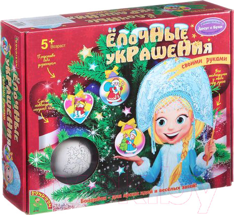 Изображение товара Набор для творчества Bondibon Елочные украшения / ВВ1030