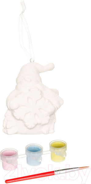 Изображение товара Набор для творчества Bondibon Елочные украшения. Снеговичок / ВВ1600-1