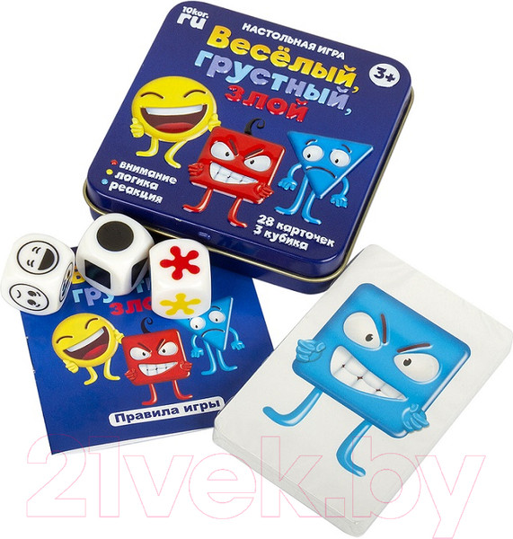 Изображение товара Настольная игра Десятое королевство Веселый, грустный, злой / 03526
