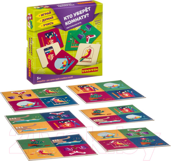 Изображение товара Настольная игра Bondibon Кто уберет комнату? / ВВ3904