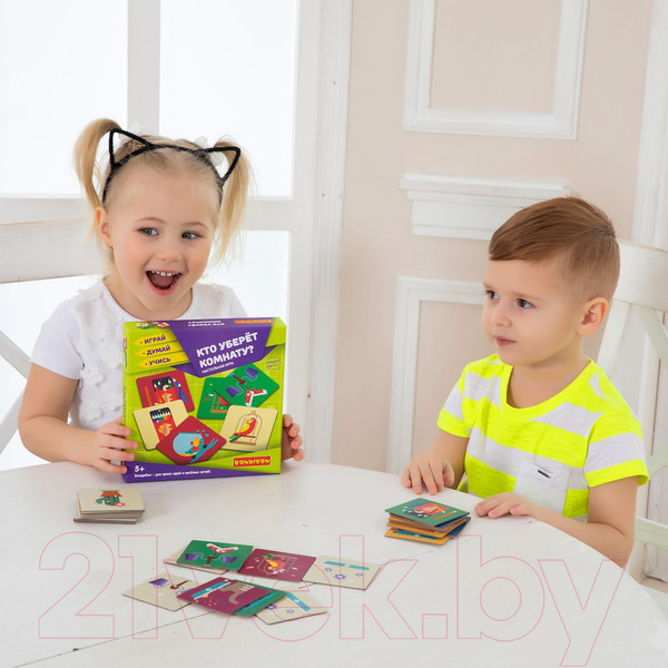 Изображение товара Настольная игра Bondibon Кто уберет комнату? / ВВ3904
