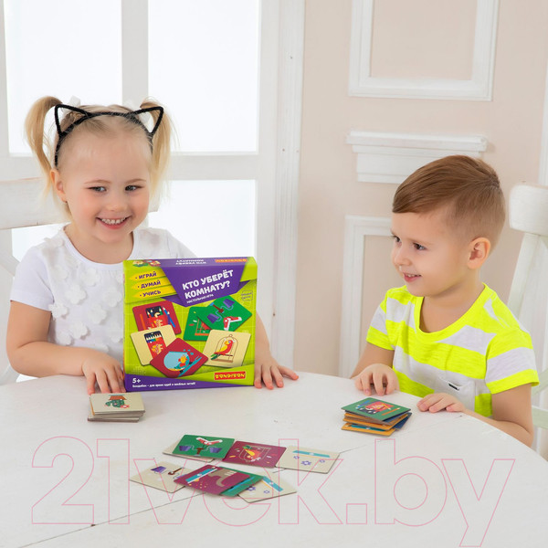 Изображение товара Настольная игра Bondibon Кто уберет комнату? / ВВ3904