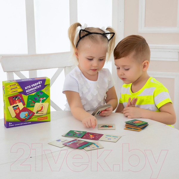 Изображение товара Настольная игра Bondibon Кто уберет комнату? / ВВ3904