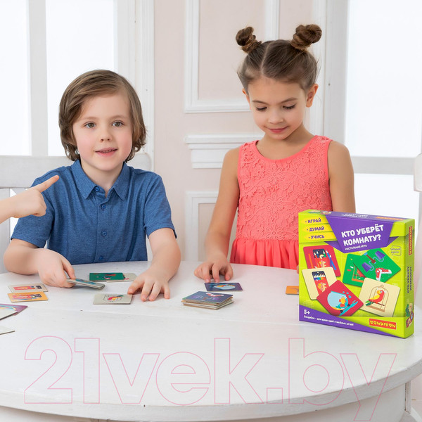 Изображение товара Настольная игра Bondibon Кто уберет комнату? / ВВ3904
