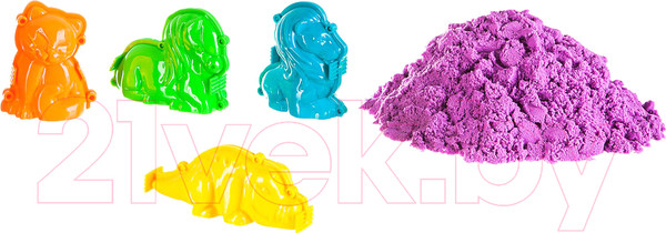 Изображение товара Кинетический песок Bondibon Марсианский песок / ВВ1722 (фиолетовый)