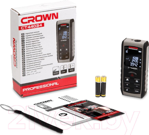 Изображение товара Лазерный дальномер CROWN CT44034