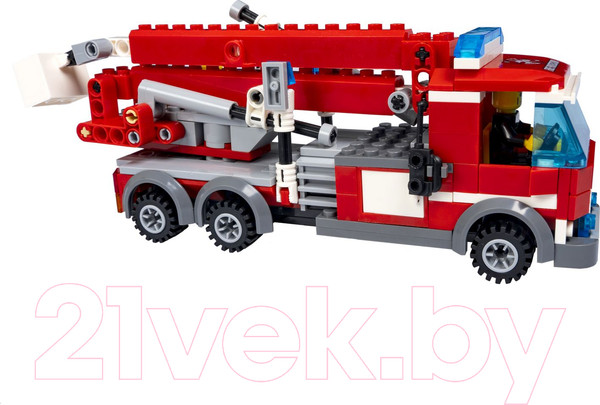 Изображение товара Конструктор Bondibon Пожарная Служба. Пожарная машина / ВВ3658