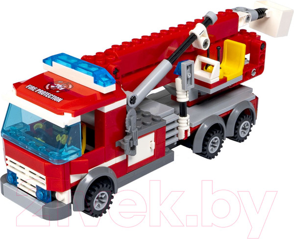 Изображение товара Конструктор Bondibon Пожарная Служба. Пожарная машина / ВВ3658