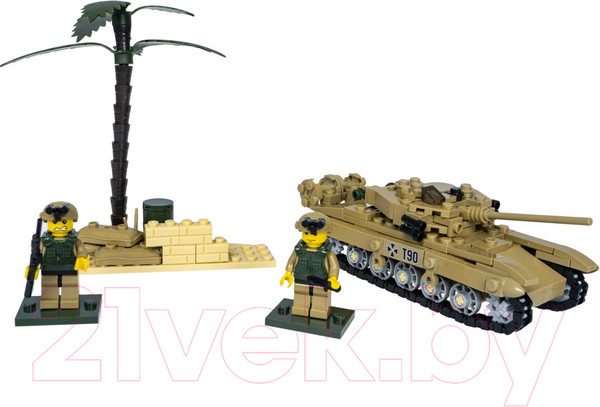 Изображение товара Конструктор Bondibon Военный десант. Танк / ВВ3666