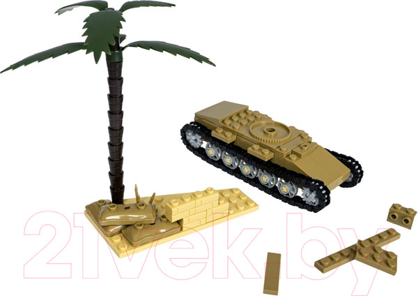 Изображение товара Конструктор Bondibon Военный десант. Танк / ВВ3666