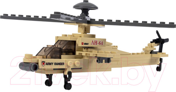 Изображение товара Конструктор Bondibon Военный десант. Вертолет / ВВ3671