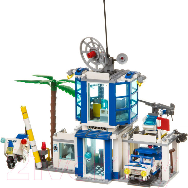 Изображение товара Конструктор Bondibon Полицейский патруль. Полицейский участок / ВВ4045