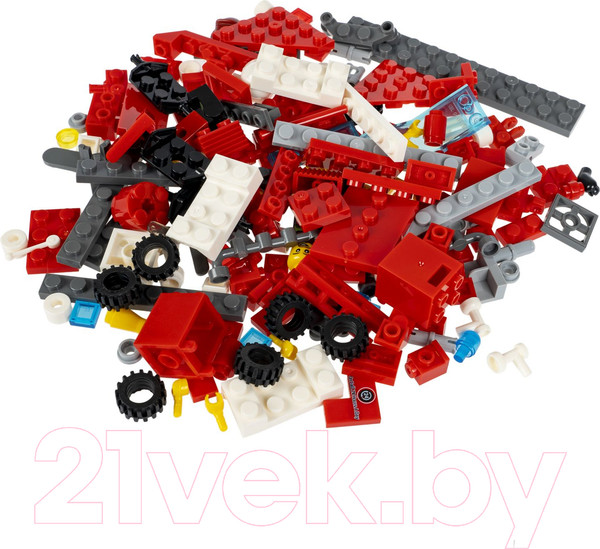 Изображение товара Конструктор Bondibon Пожарная служба. Вертолет, машина / ВВ4050