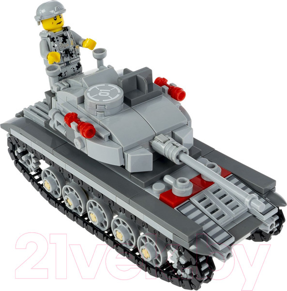 Изображение товара Конструктор Bondibon Военный десант. Танк / ВВ4053