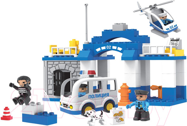 Изображение товара Конструктор Bondibon Полицейский участок / ВВ4103