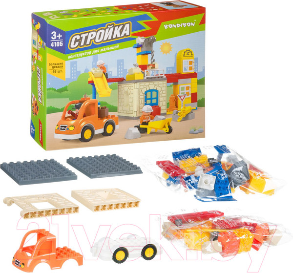 Изображение товара Конструктор Bondibon Стройка / ВВ4105