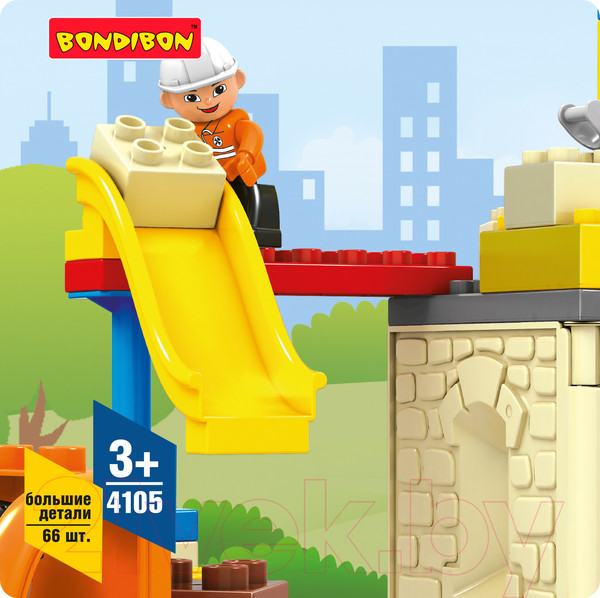 Изображение товара Конструктор Bondibon Стройка / ВВ4105