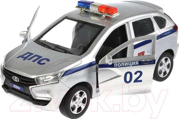 Изображение товара Масштабная модель автомобиля Технопарк Lada Xray Полиция / XRAY-POLICE