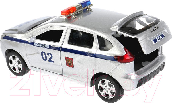 Изображение товара Масштабная модель автомобиля Технопарк Lada Xray Полиция / XRAY-POLICE