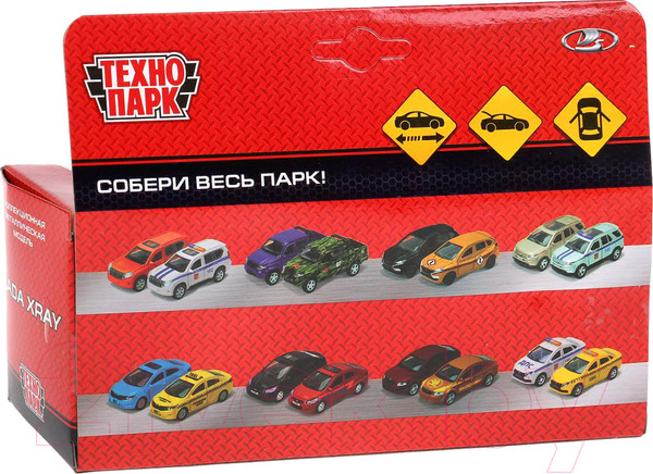 Изображение товара Масштабная модель автомобиля Технопарк Lada Xray Полиция / XRAY-POLICE