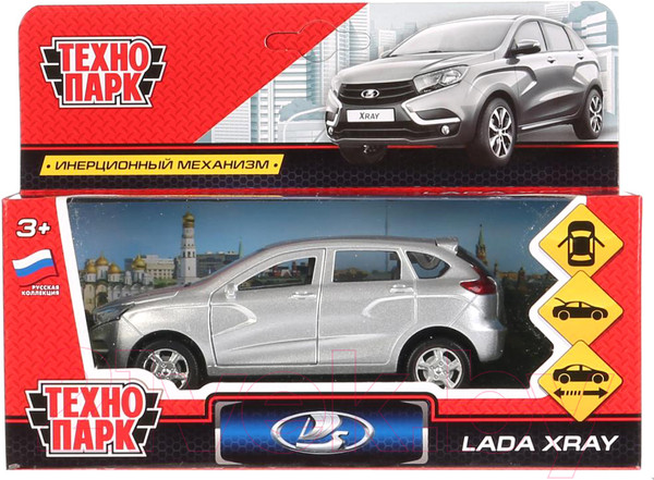 Изображение товара Масштабная модель автомобиля Технопарк Lada Xray / XRAY-SL