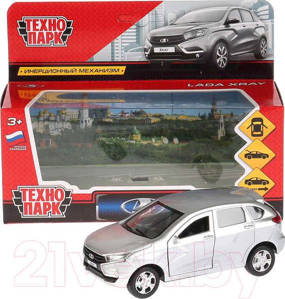 Изображение товара Масштабная модель автомобиля Технопарк Lada Xray / XRAY-SL
