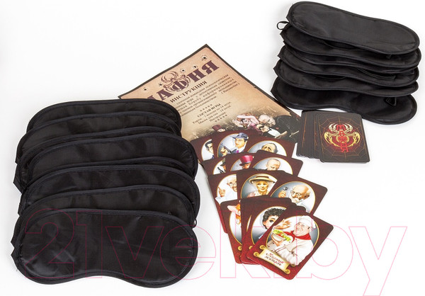 Изображение товара Настольная игра Десятое королевство Мафия / 02620 (с масками )