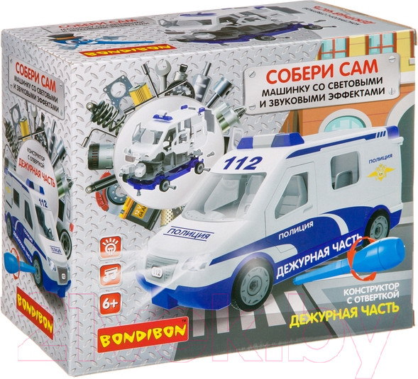 Изображение товара Конструктор Bondibon Собирай и играй. Дежурная часть / ВВ4154