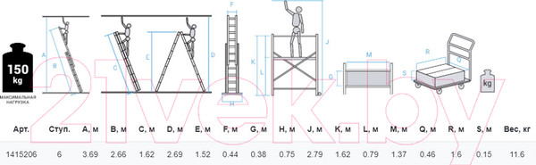 Изображение товара Помост Новая Высота NV 1415 / 1415206