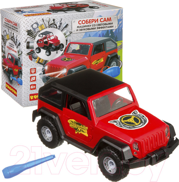 Изображение товара Конструктор Bondibon Собирай и играй. Внедорожник / ВВ4156