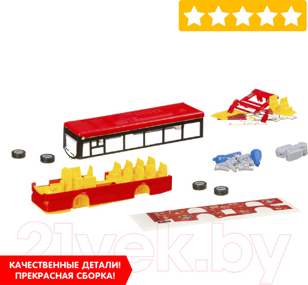 Изображение товара Конструктор Bondibon Собирай и играй. Автобус / ВВ4159
