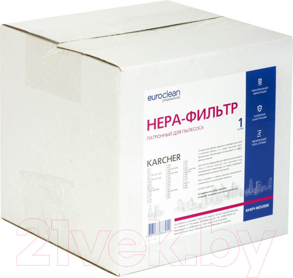 Изображение товара Фильтр для пылесоса Euroclean KHSM-WD2000