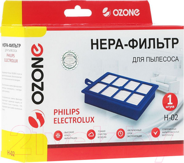 Изображение товара Фильтр для пылесоса OZONE H-02