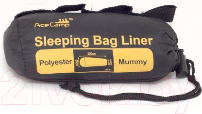 Изображение товара Вкладыш в спальный мешок AceCamp Mummy 3967 (кокон)