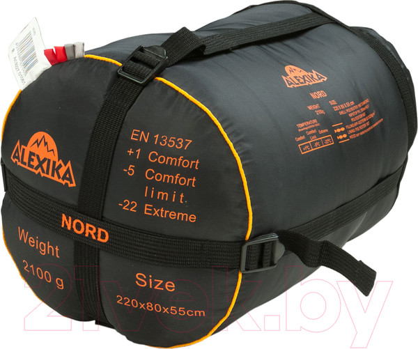 Изображение товара Спальный мешок Alexika Nord правый / 9227.01061 (красный)