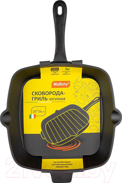 Изображение товара Сковорода-гриль Mallony GPR-26C / 985043