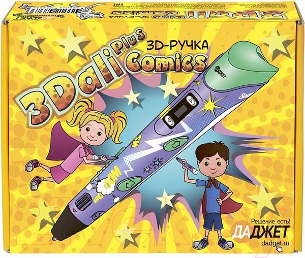 Изображение товара 3D-ручка Даджет 3Dali Plus (comics)