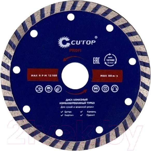 Изображение товара Отрезной диск алмазный Cutop Profi 61-12523