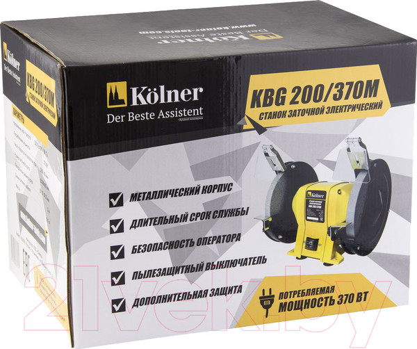 Изображение товара Точильный станок Kolner KBG 200/370М