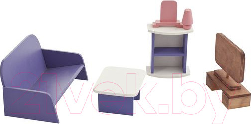 Изображение товара Комплект аксессуаров для кукольного домика Paremo Гостиная / PDA417