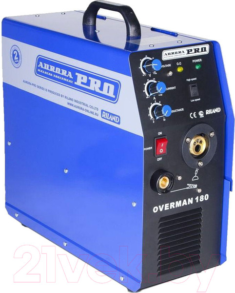 Изображение товара Полуавтомат сварочный AURORA Pro Overman 180 Mosfet