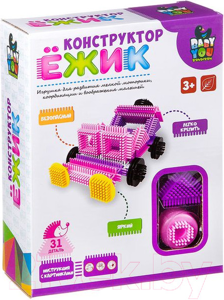 Изображение товара Конструктор Bondibon Машина / ВВ2571